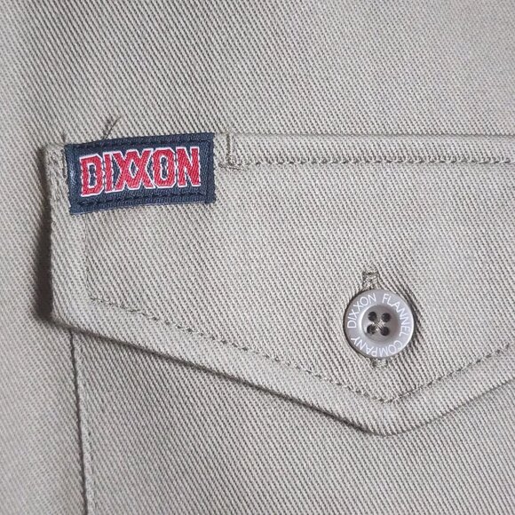 Dixxon Flame Resistant Work Shirt Mens XL Khaki FR Button Down CAT2 NFPA 2112 - Picture 3 of 11